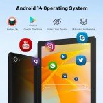Hakaug 10-Inch Android Tablet with 8GB RAM