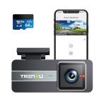 Trenzu 2K Full HD Car Dash Cam with 64GB MicroSD