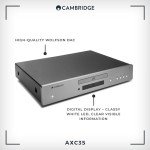 Cambridge Audio AXC35 HiFi CD Player - Lunar Grey