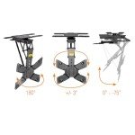 Motorized Foldable TV Ceiling Mount with Smart Control