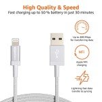 Nylon Braided Lightning Charger Cable for Apple Devices