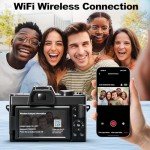 5K Vlogging Camera with WiFi and 32GB Card