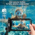 Waterproof Phone Case for Smartphones up to 6.9