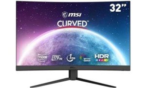 MSI G32CQ4 31.5" Curved Gaming Monitor 170Hz