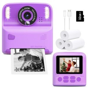 Kids Instant Print Camera for Ages 3-12