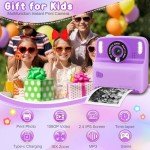 Kids Instant Print Camera for Ages 3-12