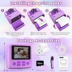 Kids Instant Print Camera for Ages 3-12