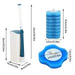 Mu Mianhua Toilet Cleaning Wand with 24 Refills