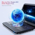 GOnavidio 17.5" HD Portable Blu-Ray/DVD Player