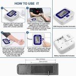 Accurate Digital Blood Pressure Monitor with Cuff