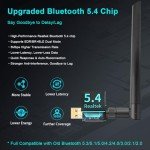 Long Range Bluetooth 5.4 Adapter for PC