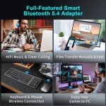 Long Range Bluetooth 5.4 Adapter for PC