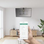 Motorized Foldable TV Ceiling Mount for Smart Homes