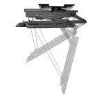 Motorized Foldable TV Ceiling Mount for Smart Homes