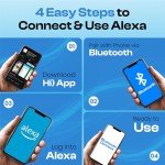 Mini Portable Bluetooth Speaker with Alexa - Waterproof