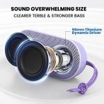 Portable Bluetooth Speaker with Rainbow Light Effects