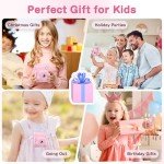 Instant Print Kids Camera with Dual Lenses - Pink