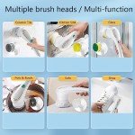 Rechargeable Electric Spin Scrubber with 5 Brush Heads