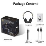 Wireless Bluetooth Over-Ear Headphones with Deep Bass