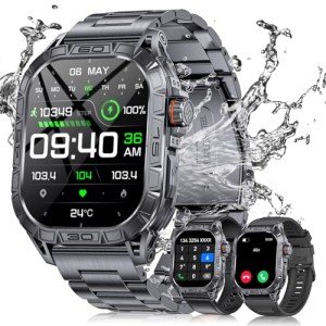 LIGE Military Smart Watch for Men - Rugged Fitness Tracker