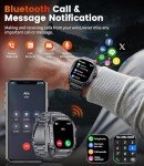 LIGE Military Smart Watch for Men - Rugged Fitness Tracker