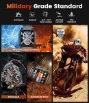 LIGE Military Smart Watch for Men - Rugged Fitness Tracker