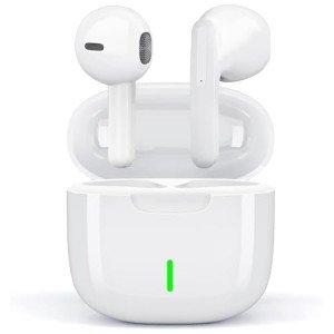 Wireless Bluetooth Earbuds with Deep Bass & Mic