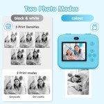 Kids Instant Print Selfie Camera - 1080P HD