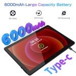 VASOUN 10" Android 13 Tablet with Camera & WiFi