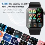 VKROBAG Smartwatch - 1.85" Screen, Fitness Tracker