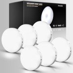 6 Pack Motion Sensor Battery-Powered Night Lights