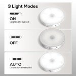 6 Pack Motion Sensor Battery-Powered Night Lights