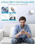 Apple 20W Fast Charger & USB-C Cable 2-Pack