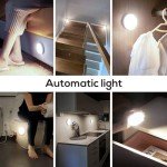 6 Pack Motion Sensor Battery-Powered Night Lights