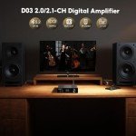 AIYIMA D03 Bluetooth HiFi Stereo Amplifier 150W