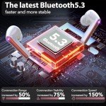 JBMI Wireless Earbuds with 60H Deep Bass