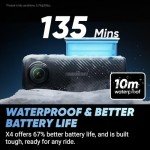 Insta360 X4 8K Waterproof 360 Action Camera Bundle