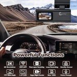 Diamond Lark 2K WiFi Dash Cam with 32GB Card