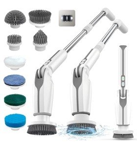 Leebein Electric Spin Scrubber with 8 Brush Heads