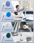 Leebein Electric Spin Scrubber with 8 Brush Heads