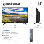 Westinghouse 24" 720p HD LED Flat Screen TV