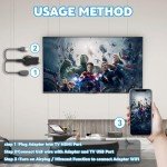 4K Wireless Display Adapter for TV & Mobile
