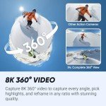 Insta360 X4 Ski Bundle - 8K 360 Action Camera