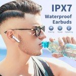 Bluetooth Wireless Earbuds with 48H Playtime and Mic