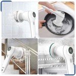 Electric Spin Power Scrubber with 8 Brushes