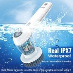 Electric Spin Power Scrubber with 8 Brushes