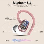 Bluetooth 5.4 Wireless Earbuds with Noise Canceling