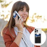 3-Pack Silicone Phone Wallets for Credit Cards