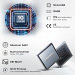 FECLYDET 11" Android 14 Tablet with Facial Recognition