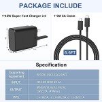 45W Super Fast Charger with 6.6ft Type-C Cable